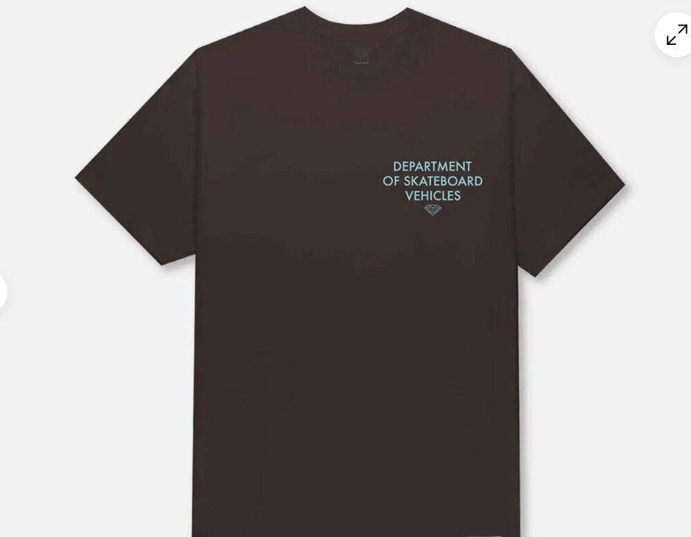 DIAMOND SUPPLY CO. |  DEPT OF SKATEBOARD VEHICLES TEE | XL